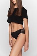 Beautiful cheeky panties, high quality cotton, intricate lace, plain front